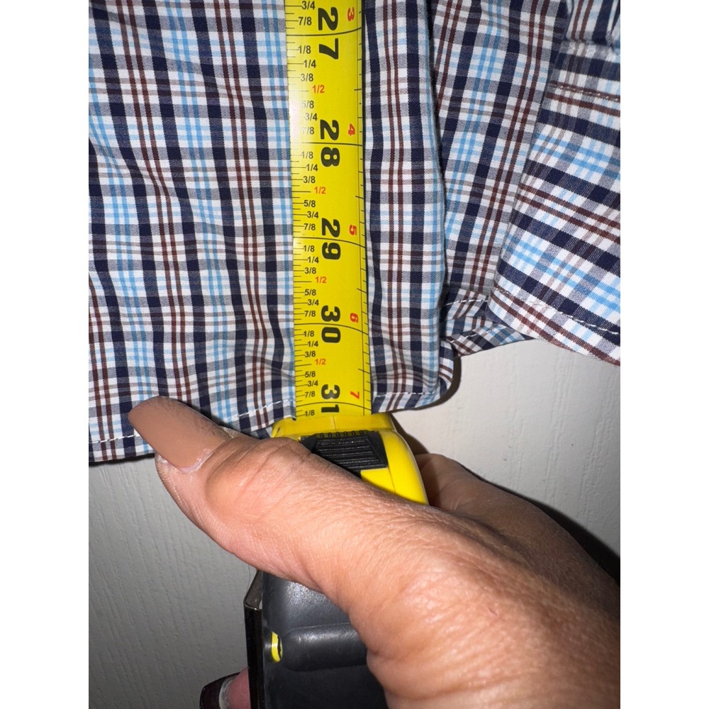 Jeremy Argyle Men's Checkered, Button-Down Shirt,… - image 3